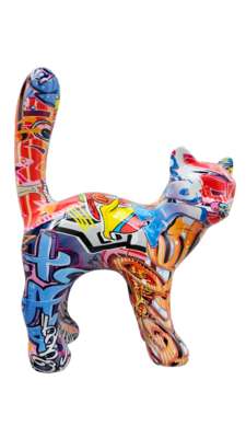 Image produit Chat trasch multicolore