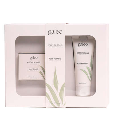 Image produit Coffrets Duo Rituel de soins visage et mains - Aloe vera biologique