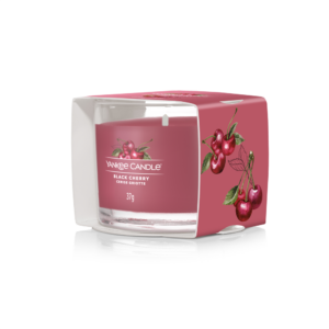 Alternative view of Black Cherry Signature Filled Votive