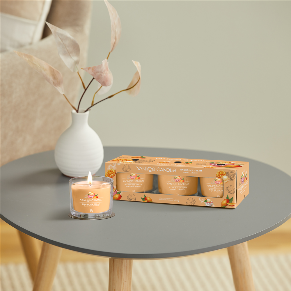 Mango Ice Cream Signature Filled Votive – Image 3