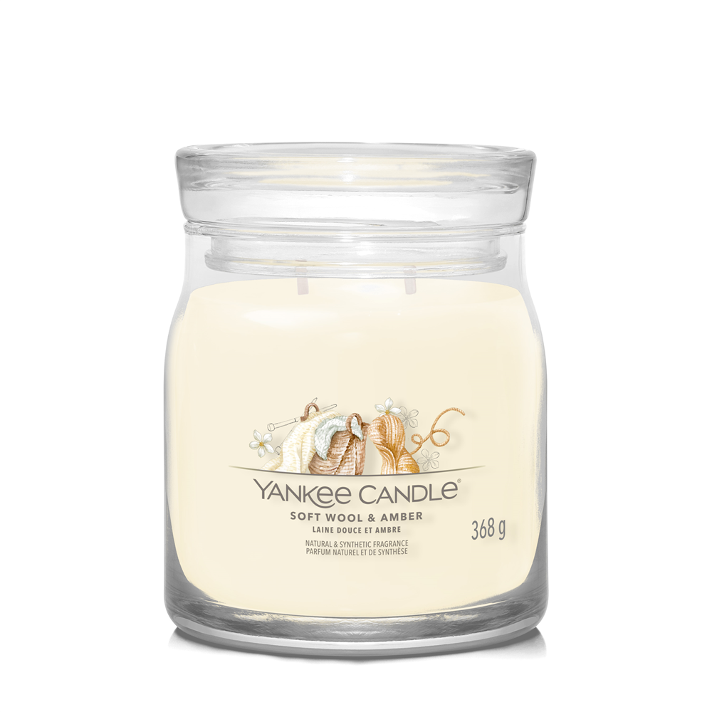 Soft Wool & Amber Signature Medium Jar