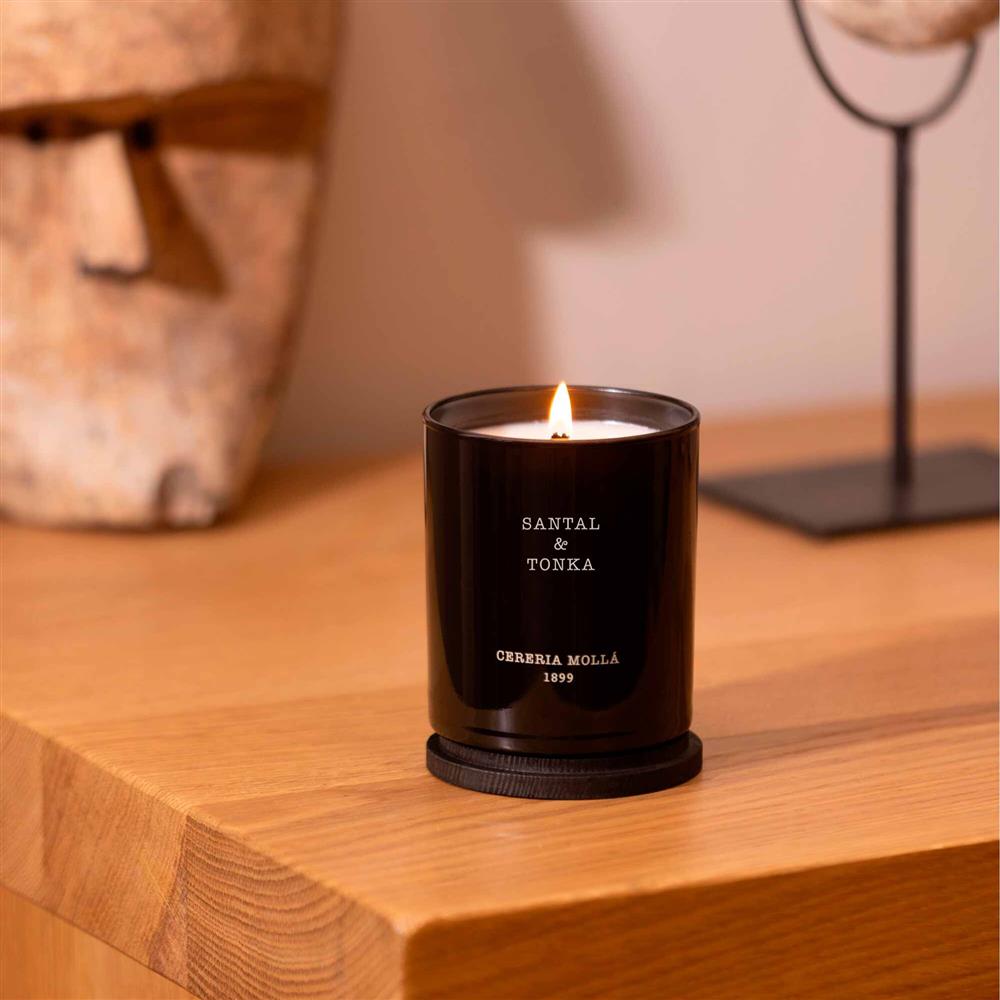 Santal & Tonka Premium Small Candle 70g – Image 3