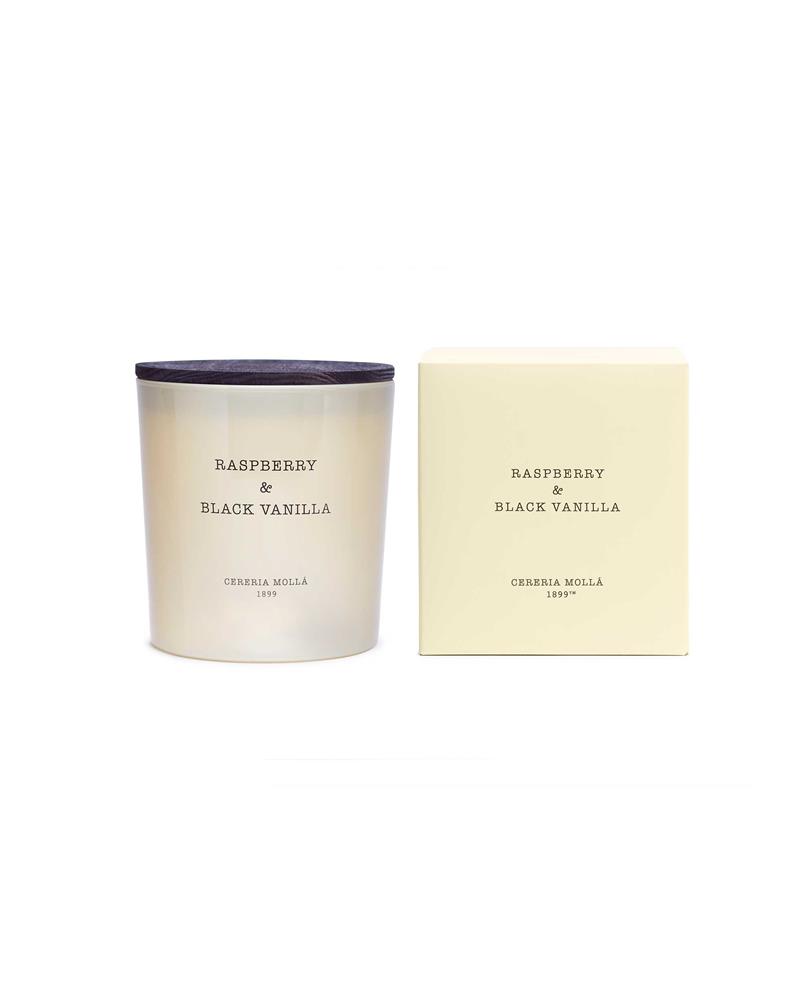 Raspberry & Black Vanilla Premium Candle XL 600g – Image 2