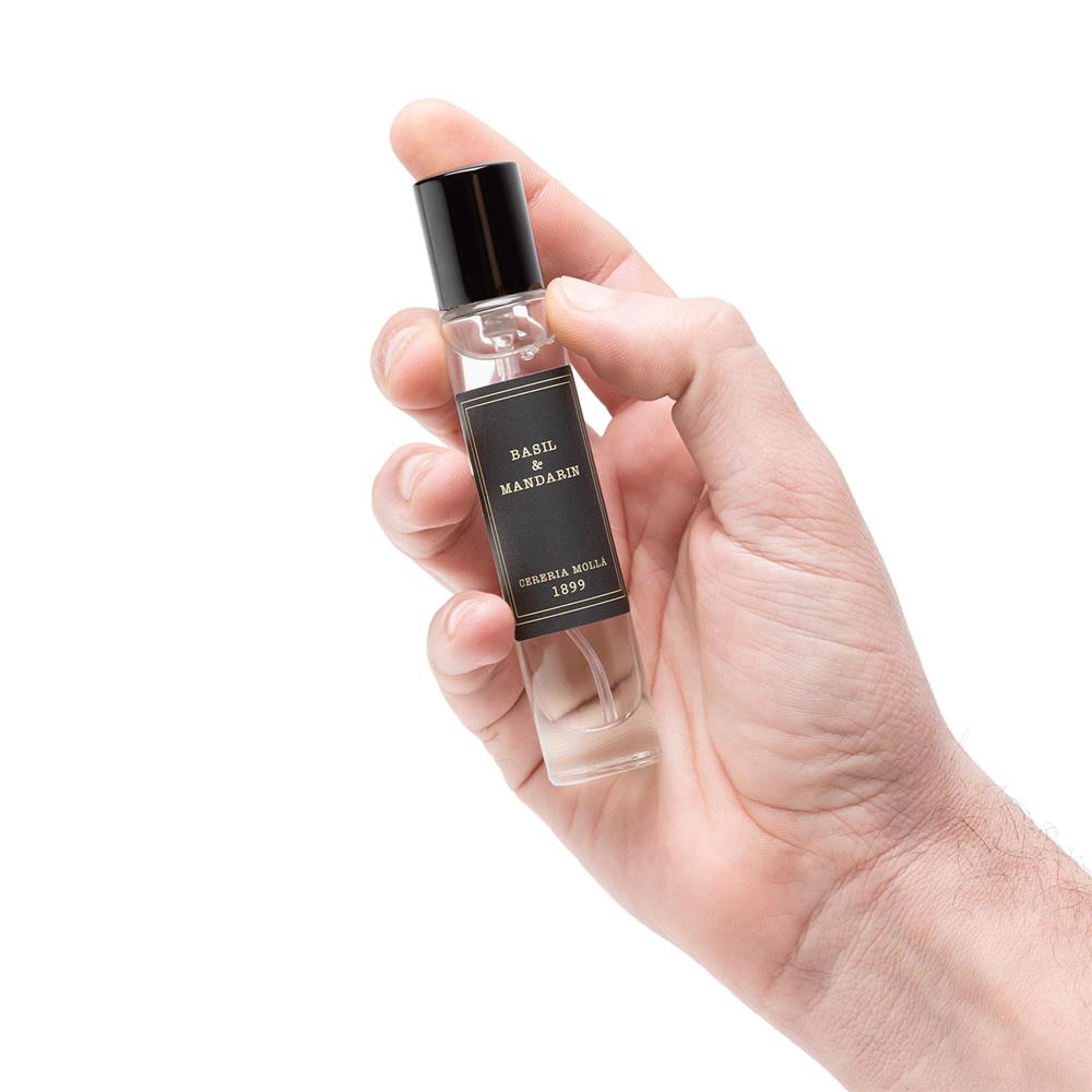 Basil & Mandarin Premium Body Mist Travel Spray 15ml – Image 3