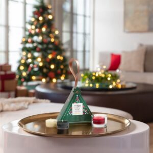Alternative view of Coffret cadeau 3 lumignons et 1 bougeoir 3 Tea Lights & 1 Holder Gift Set