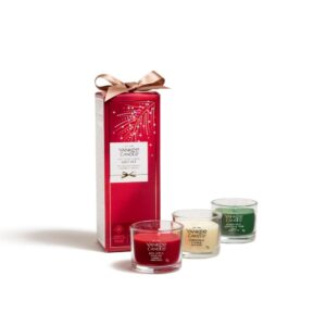 Coffret cadeau avec 3 bougies votives 3 Mini Filled Votives Gift Set